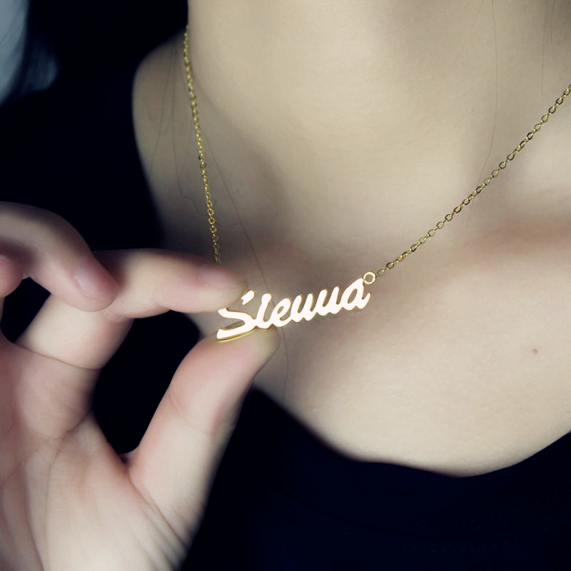 Sienna Personalised Name Necklace Sienna personalised name necklace product image