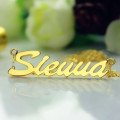 Gold Personalised Name Necklace Gold personalised name necklace product image