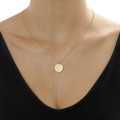 18ct Gold Plated Initial Charm Necklace 18ct gold plated initial charm necklace product image