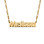 18k Gold Plated Sterling Silver Name Necklace