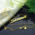 Gold Script Name Necklace Gold script personalised name necklace product image