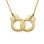 Handcuff Necklace in 18ct Gold Plating	