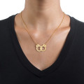 18ct Gold-Plated Handcuff Necklace 18ct gold-plated handcuff necklace product view