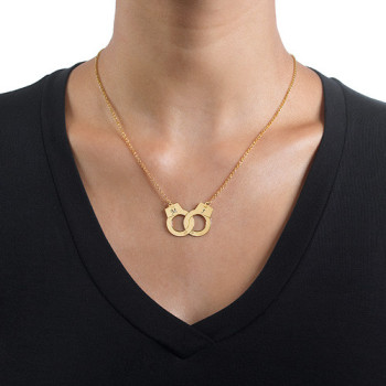 Handcuff Necklace in 18ct Gold Plating Handcuff Necklace in 18ct Gold Plating