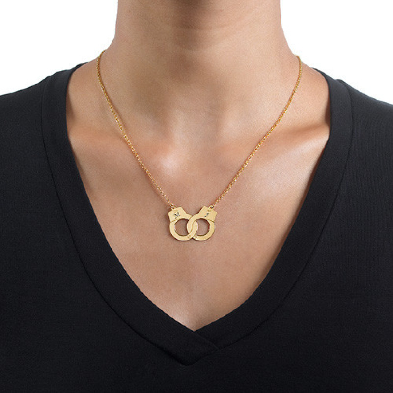 18ct Gold-Plated Handcuff Necklace 18ct gold-plated handcuff necklace product view