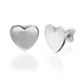 Heart Initial Earrings product view Heart initial earrings product view