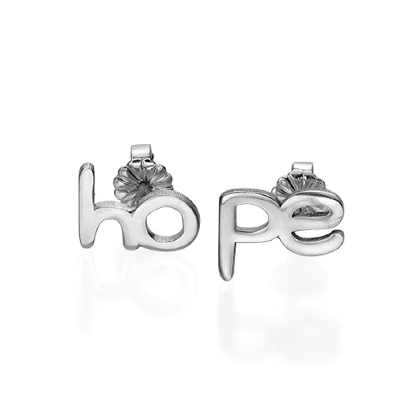Hope and Love Stud Earrings Hope and Love stud earrings