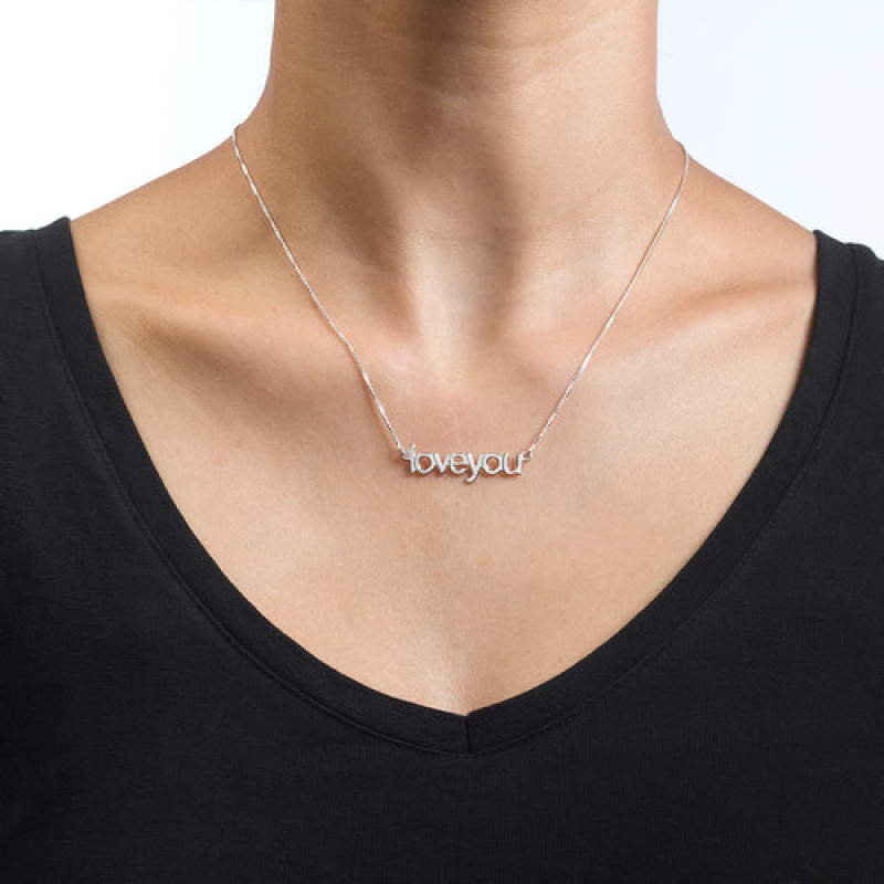 Personalised I Love You Necklace Personalised I Love You Necklace product image
