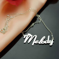 Personalised Fiolex heart name necklace product image