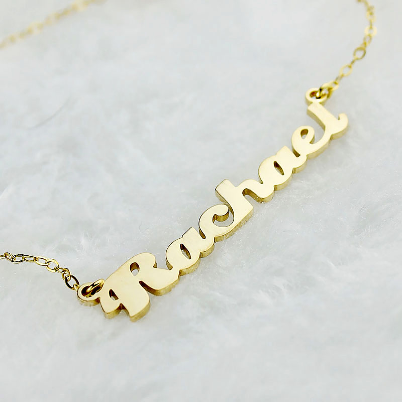 Personalised Puff Font Name Necklace Personalised puff font name necklace product image