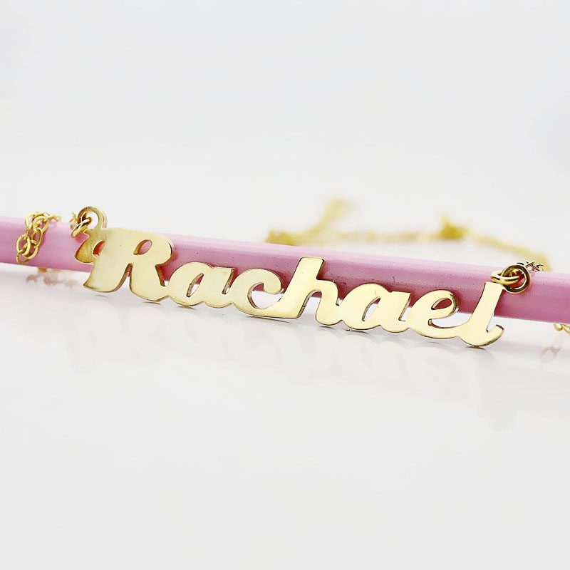 Personalised Puff Font Name Necklace Personalised puff font name necklace product image