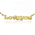 Ravie Font Personalised Name Necklace Ravie Font personalised name necklace