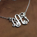 Personalised Initial Monogram Love Necklace Personalised initial monogram love necklace
