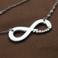 Sterling Silver Infinity Name Necklace Sterling Silver Infinity Name Necklace