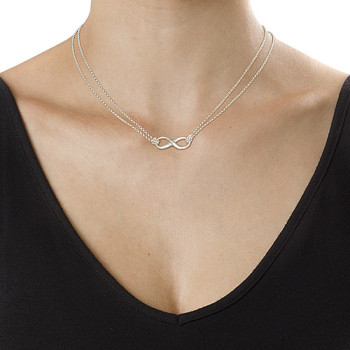 Silver Infinity Necklace Silver Infinity Necklace