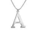 Initials Necklace in Silver Sterling silver personalised initials necklace