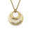 Jewellery for Mums - Disc Necklace in Gold Plating	