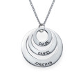 Jewellery for Mums Three Disc Necklace Three-disc necklace for mums