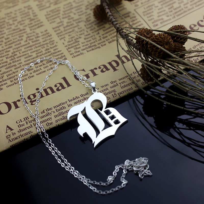 Personalised initial letter charm jewellery for children
