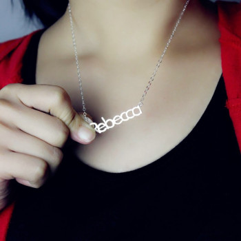 Make Your Own Name Necklace Sterling Silver Make Your Own Name Necklace Sterling Silver