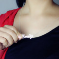 Cursive letter necklace product image