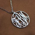 Love monogram necklace design