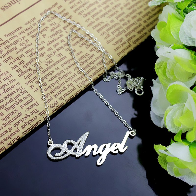 Love name necklace design