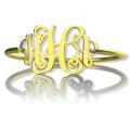 18ct Gold Plated Monogram Initial Bracelet 18ct gold plated monogram initial bracelet