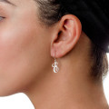 Monogram Initial Dangle Earrings Monogram initial dangle earrings