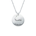 Engraved Mother Daughter Necklace Set Engraved mother and daughter necklace set