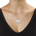 Multiple Initial Pendant Necklace with Birthstones Multiple initial pendant necklace with birthstones