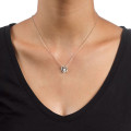 Personalised silver multiple letter necklace