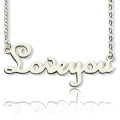 Personalised cursive name necklace