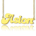 Personalised BANANA Font Style Name Necklace Personalised BANANA font style name necklace