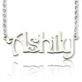 Harrington Font Personalised Name Necklace Personalised Harrington font name necklace
