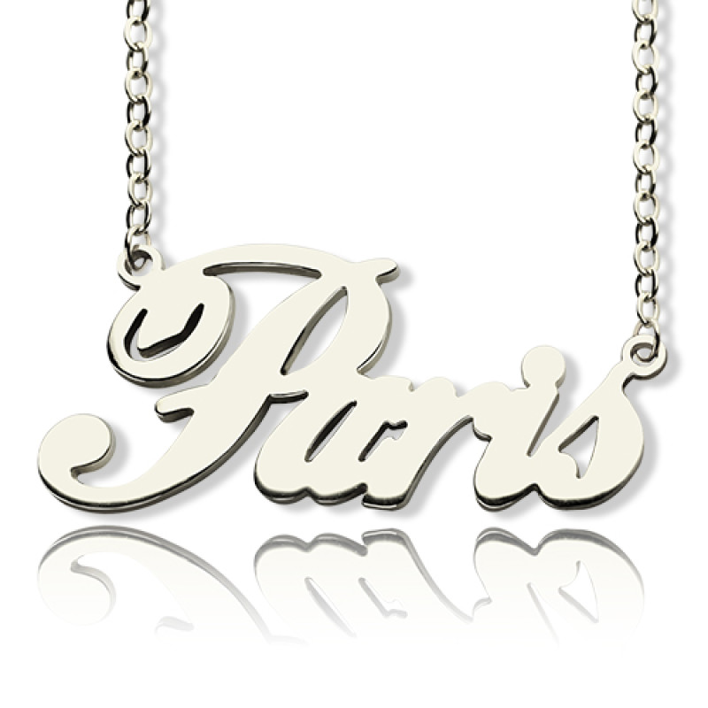 Paris Style Personalised Name Necklace Paris-style personalised name necklace