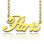18ct Gold Plating Name Necklace 