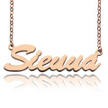 Sienna Style Rose Gold Plated Name Necklace Sienna style rose gold plated name necklace