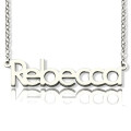 Personalised name necklace pendant