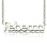 Make Your Own Name Necklace Sterling Silver