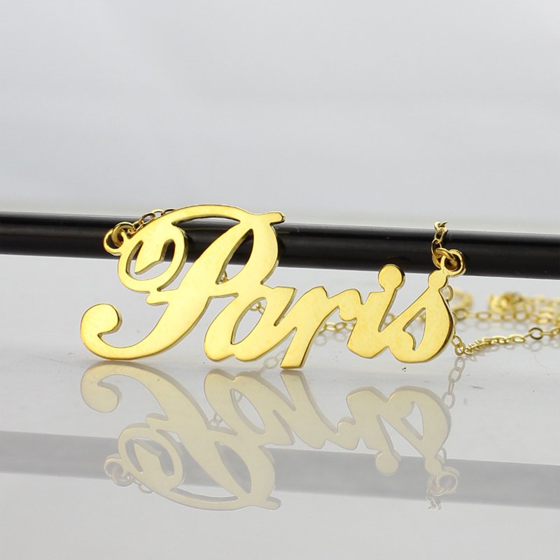 Paris Style Name Necklace Paris-style personalised name necklace