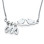 Personalised Mum Jewellery - Silver Bird Necklace	