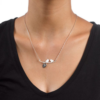 Personalised Mum Jewellery - Silver Bird Necklace	