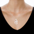 Personalised Heart in Heart Necklace Personalised Heart in Heart Necklace