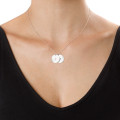 Personalised Initial Disc Pendant Necklace Personalised initial disc pendant necklace