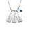 Personalised Necklace with Crystal Birthstone	