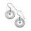 Personalised Earrings with Two Names Birthstone	