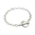 Personalised sterling silver T-Bar bracelet and anklet