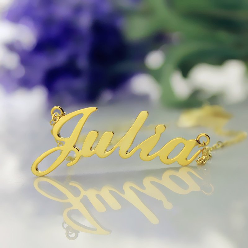 Script Name Necklace Script personalised name necklace