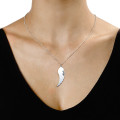 Sterling silver angel wing necklace set